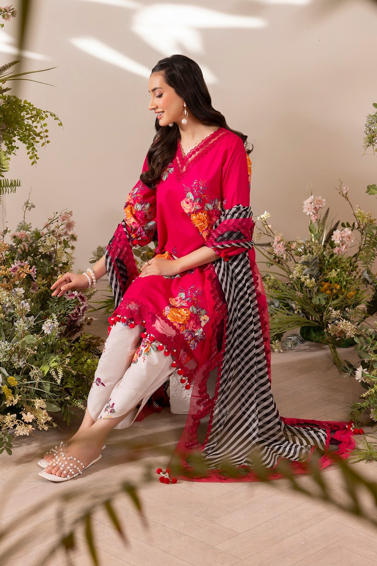 3-PC Unstitched Embroidered Lawn Collection CH6-10