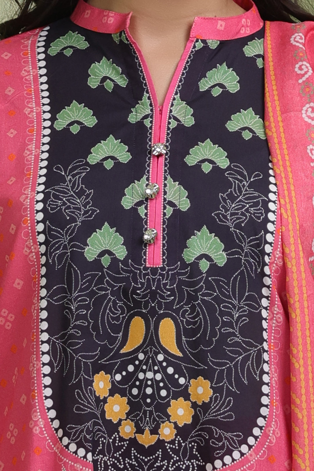 Embroidered Shirt Dupatta - 1171