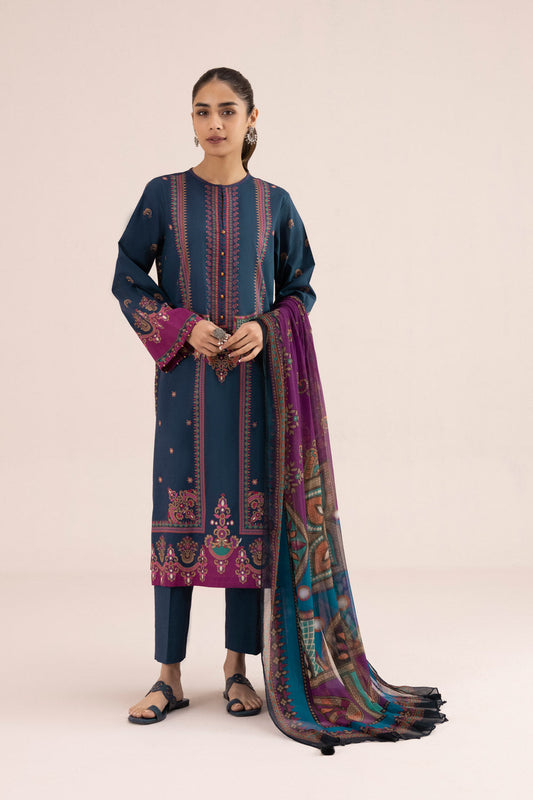 2 Piece - Printed Cambric Suit - Multi