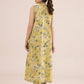 2 Piece - Printed Cambric Suit - Yellow