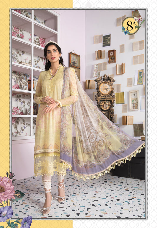 Mprints Unstitched Design 8A - Heer Rang