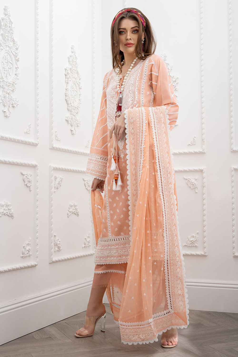 DESIGN 13A LUXURY LAWN 2021 UNSTITCHED - Heer Rang