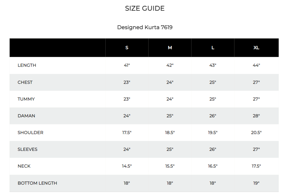 Designed Kurta - 7530-4