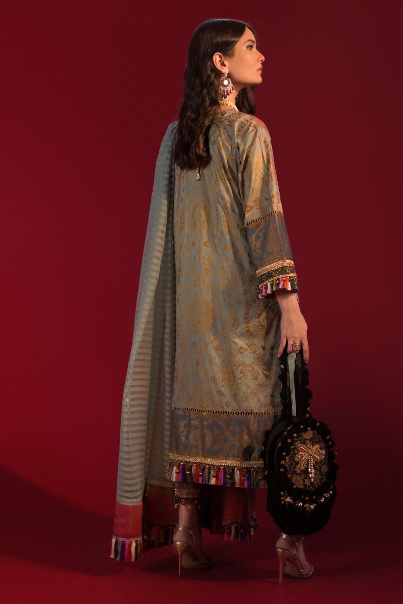 4B (3 Piece)- Kurnool ’20 Unstitched Collection - Heer Rang