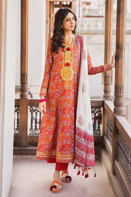 3PC Lawn Unstitched Foil Printed Suit CL-32243 A