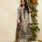 DU-3132 - BEIGE - PRINTED LAWN - 3PCS