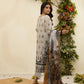 DU-3132 - BEIGE - PRINTED LAWN - 3PCS