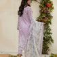 DU-3140 - PURPLE - EMBROIDERED LAWN - 3PCS