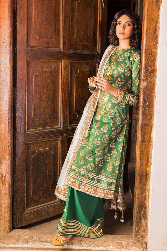3PC Lawn Unstitched Foil Printed Suit CL-32236 A