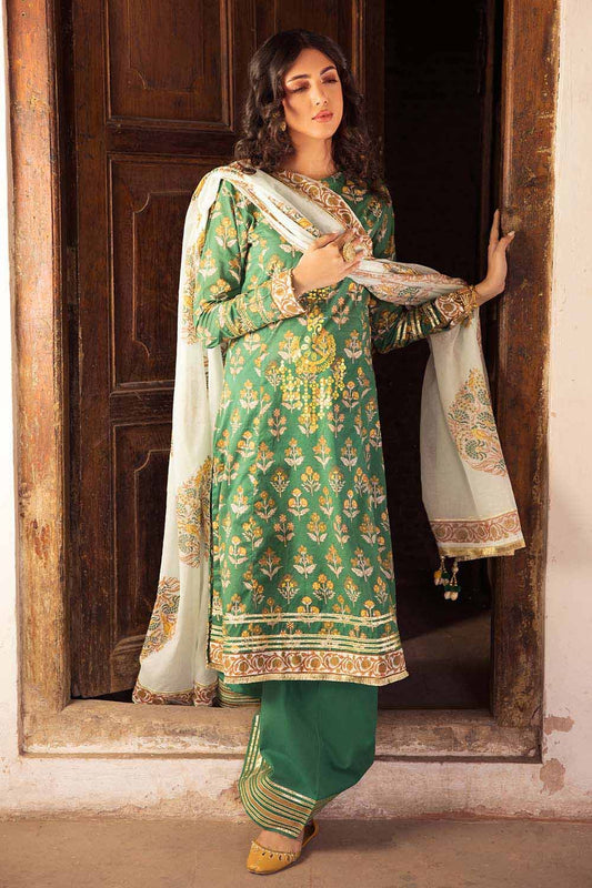 3PC Lawn Unstitched Foil Printed Suit CL-32236 A