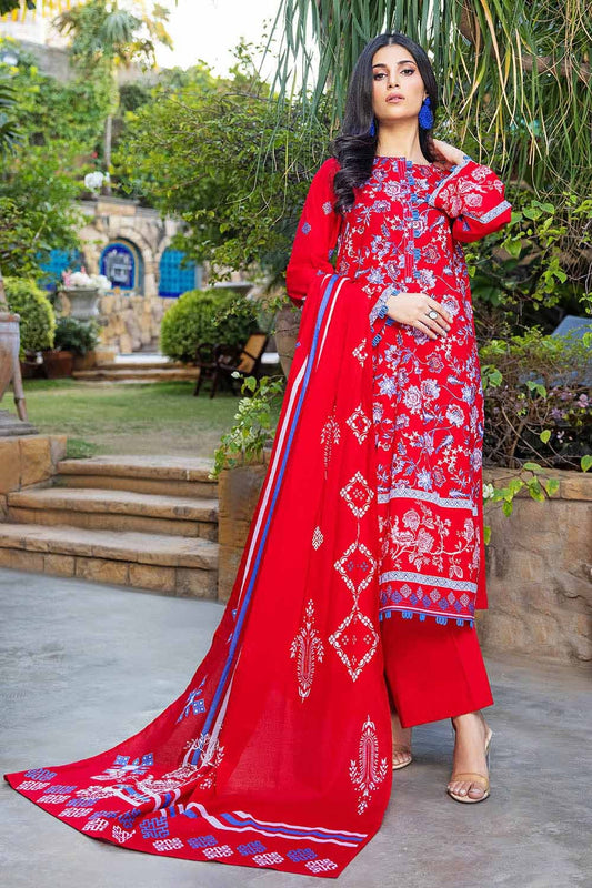 3PC Lawn Unstitched Printed Suit CL-32267