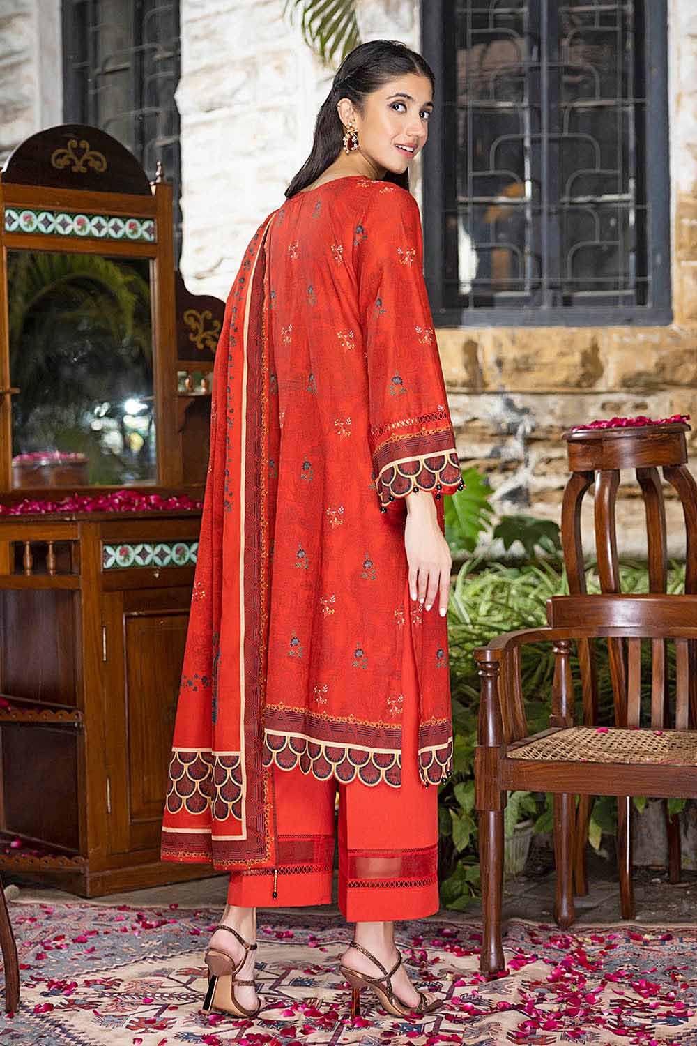 3PC Lawn Unstitched Digital Printed Suit CL-32252