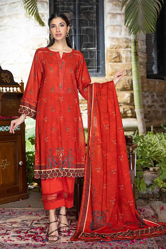 3PC Lawn Unstitched Digital Printed Suit CL-32252