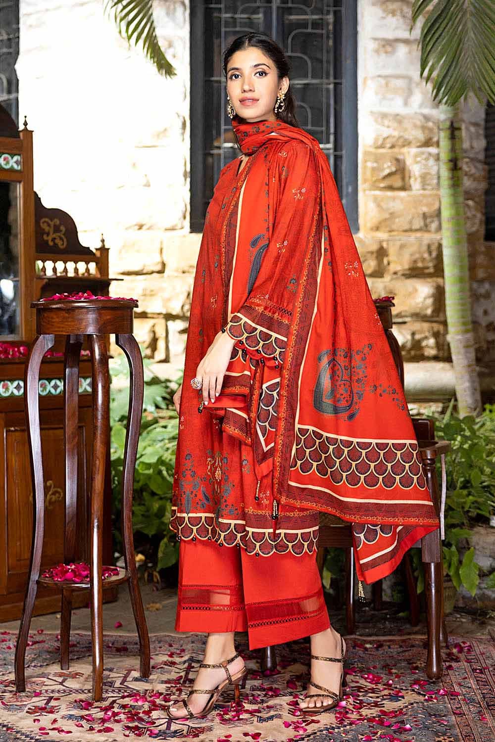 3PC Lawn Unstitched Digital Printed Suit CL-32252