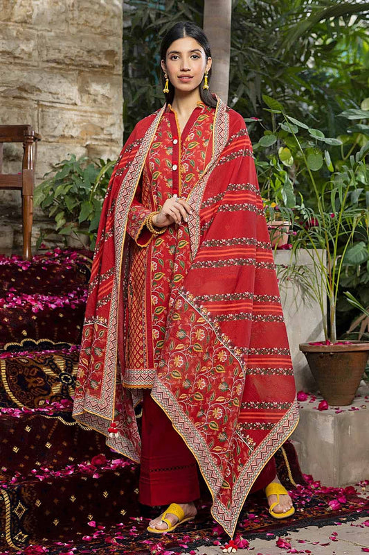 3PC Lawn Unstitched Printed Suit CL-32253