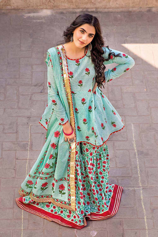 3PC Lawn Unstitched Printed Suit CL-32239 B