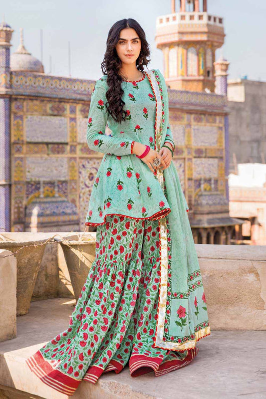 3PC Lawn Unstitched Printed Suit CL-32239 B